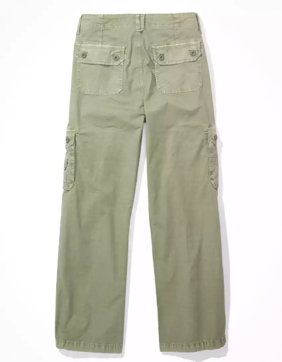 Jean American Eagle AE Snappy Stretch Baggy Cargo Jogger Vert Olive Femme | GZU-20282331